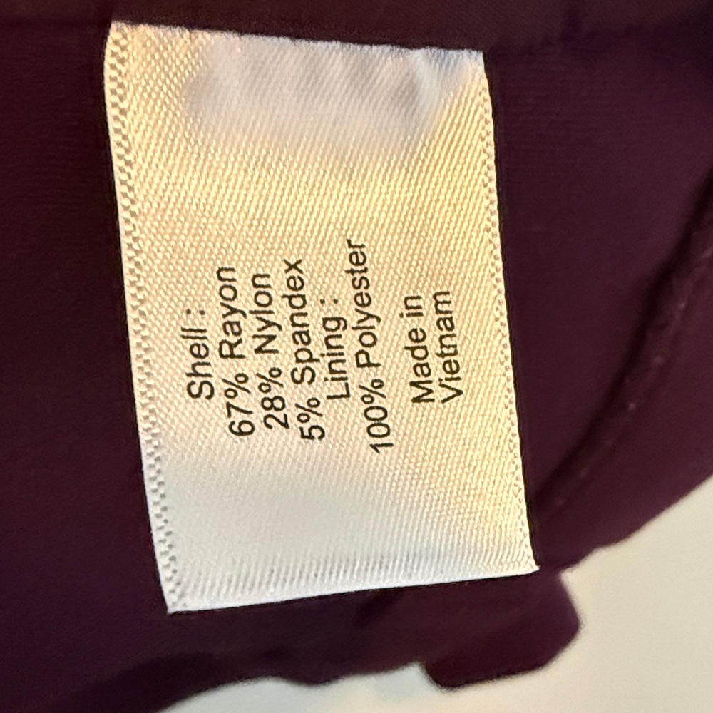 Lane Bryant Deep Purple Blazer with Gold Accents - Picture 4 of 6